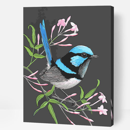 Wren In Jasmine - Paint By Numbers Cities