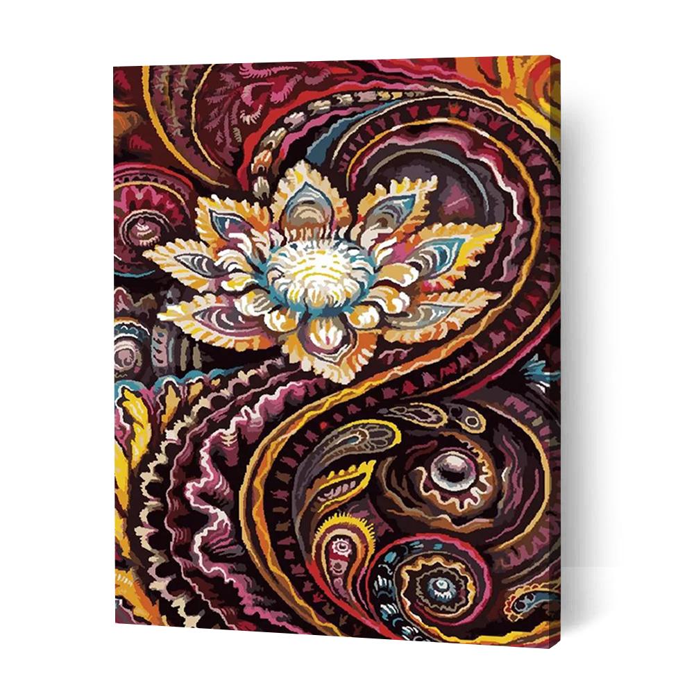 Mandala Flower - Paint By Numbers Cities