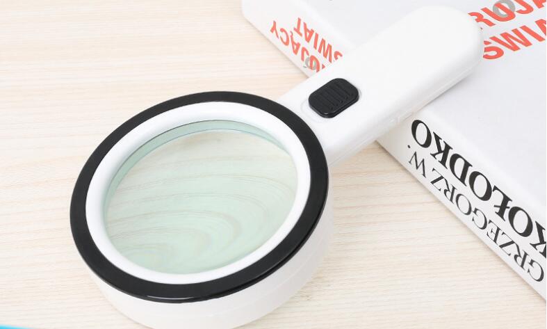 Handheld Magnifying Glass LED Lights