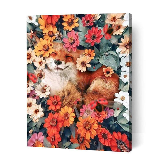 Floral Fox II - Paint By Numbers Cities
