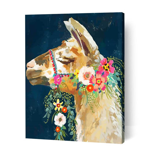 Foral Llama - Paint By Numbers Cities