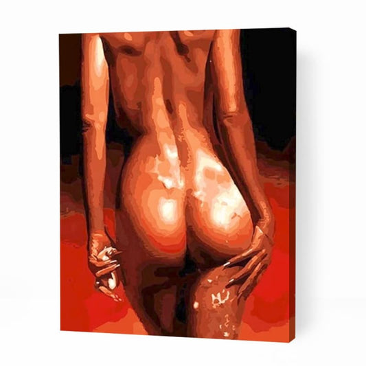 Backside of Naked Women - Paint By Numbers Cities