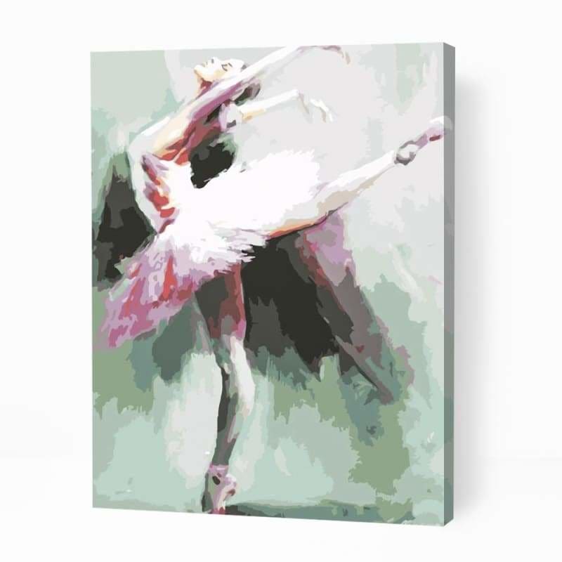 Ballerina Dancing Pose - Paint By Numbers Cities