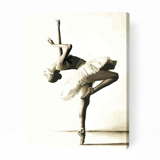 Ballet Dancer Pose - Paint By Numbers Cities