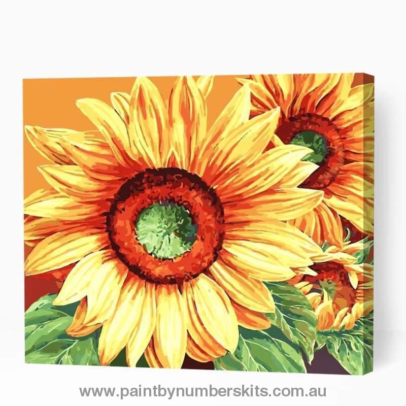 Beautiful Bright Sunflowers - Paint By Numbers Cities