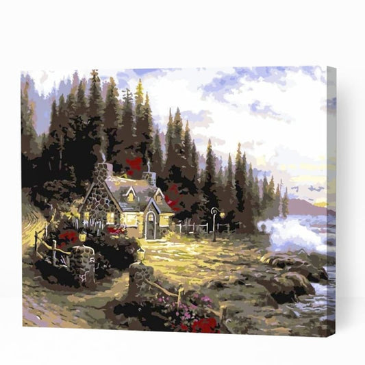 Cottage by the Sea - Paint By Numbers Cities