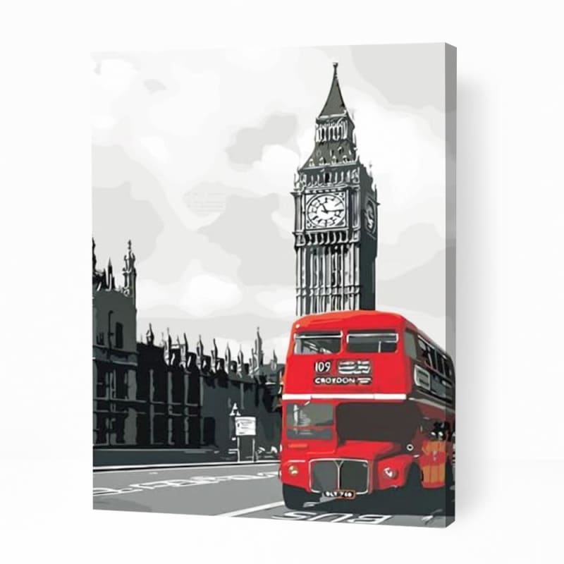 Double Decker Bus London - Paint By Numbers Cities