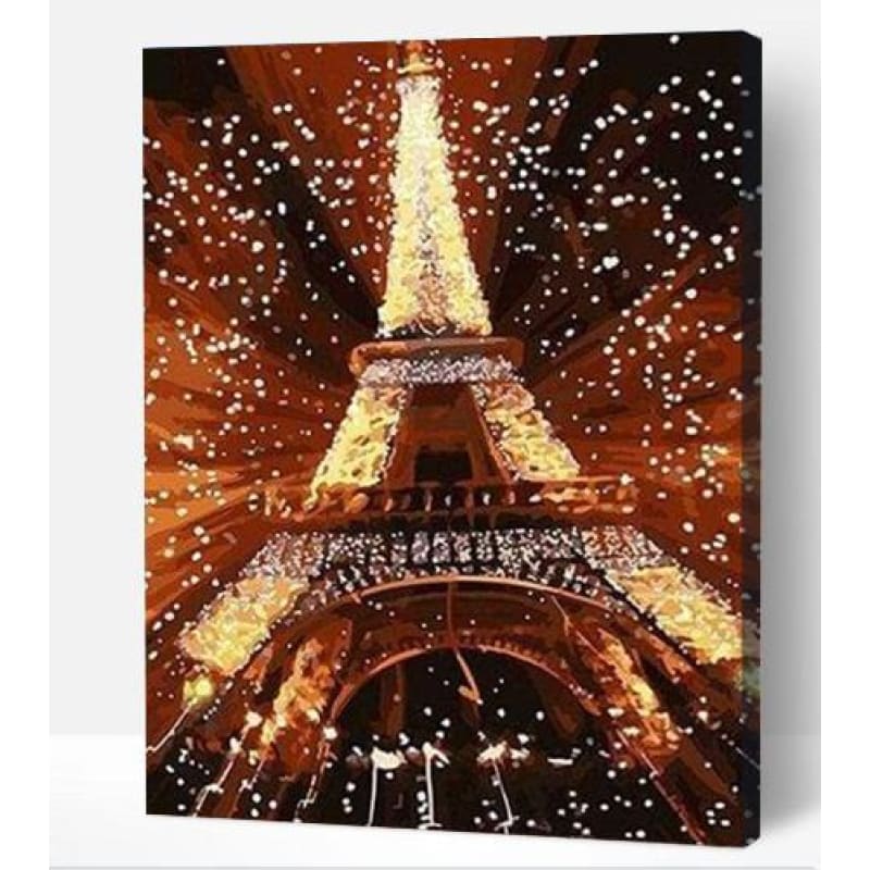 Eiffel tower lights - Paint By Numbers Cities