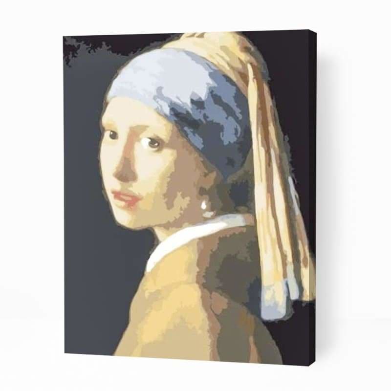 Girl with a Pearl Earring - Paint By Numbers Cities