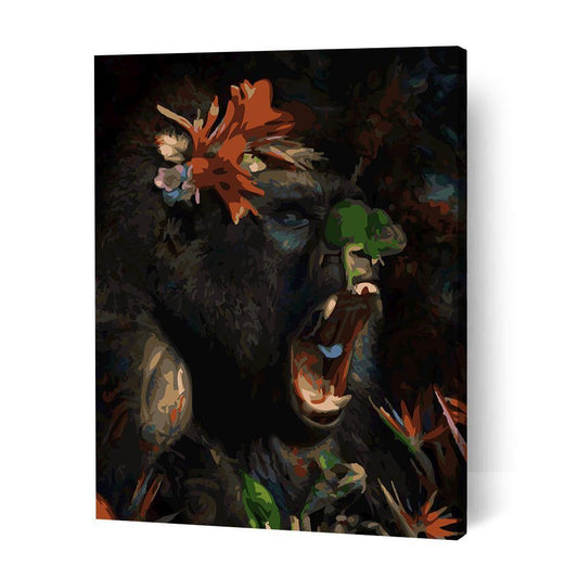 Raging Gorilla - Paint By Numbers Cities