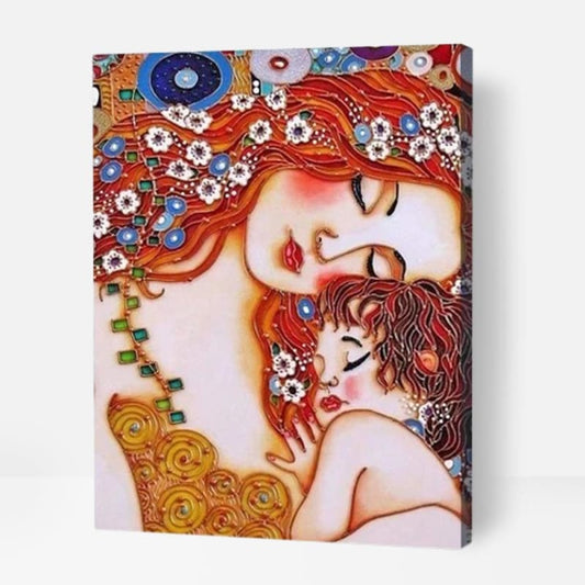 Klimt Motherly Love - Paint By Numbers Cities