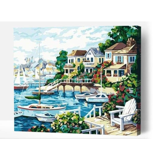 Ocean villas - Paint By Numbers Cities