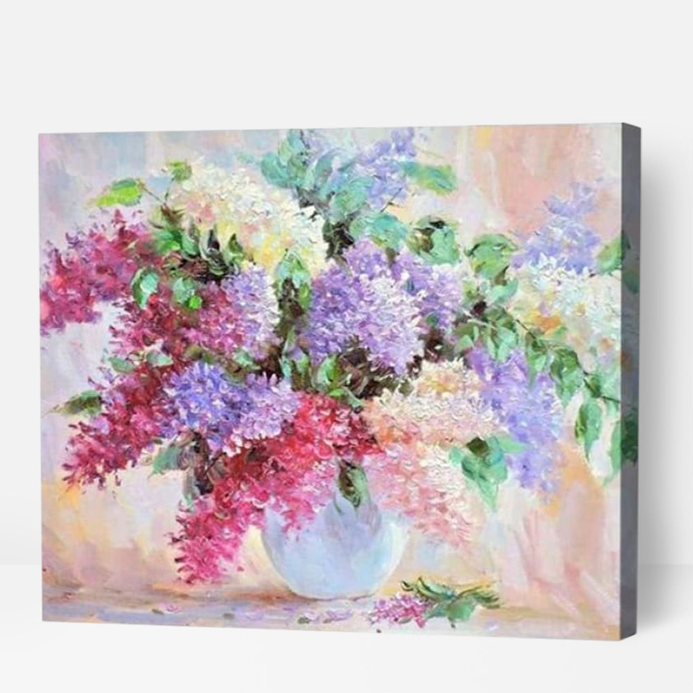 Pastel flowers - Paint By Numbers Cities