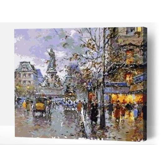 Rainy Day In Paris - Paint By Numbers Cities