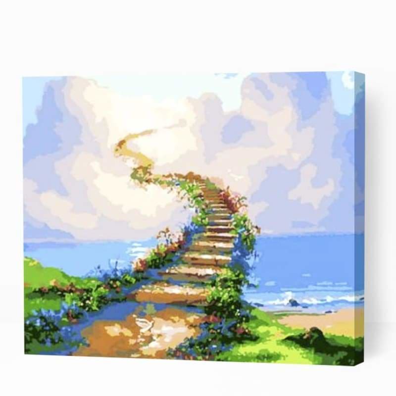 Stairs to the Heaven - Paint By Numbers Cities